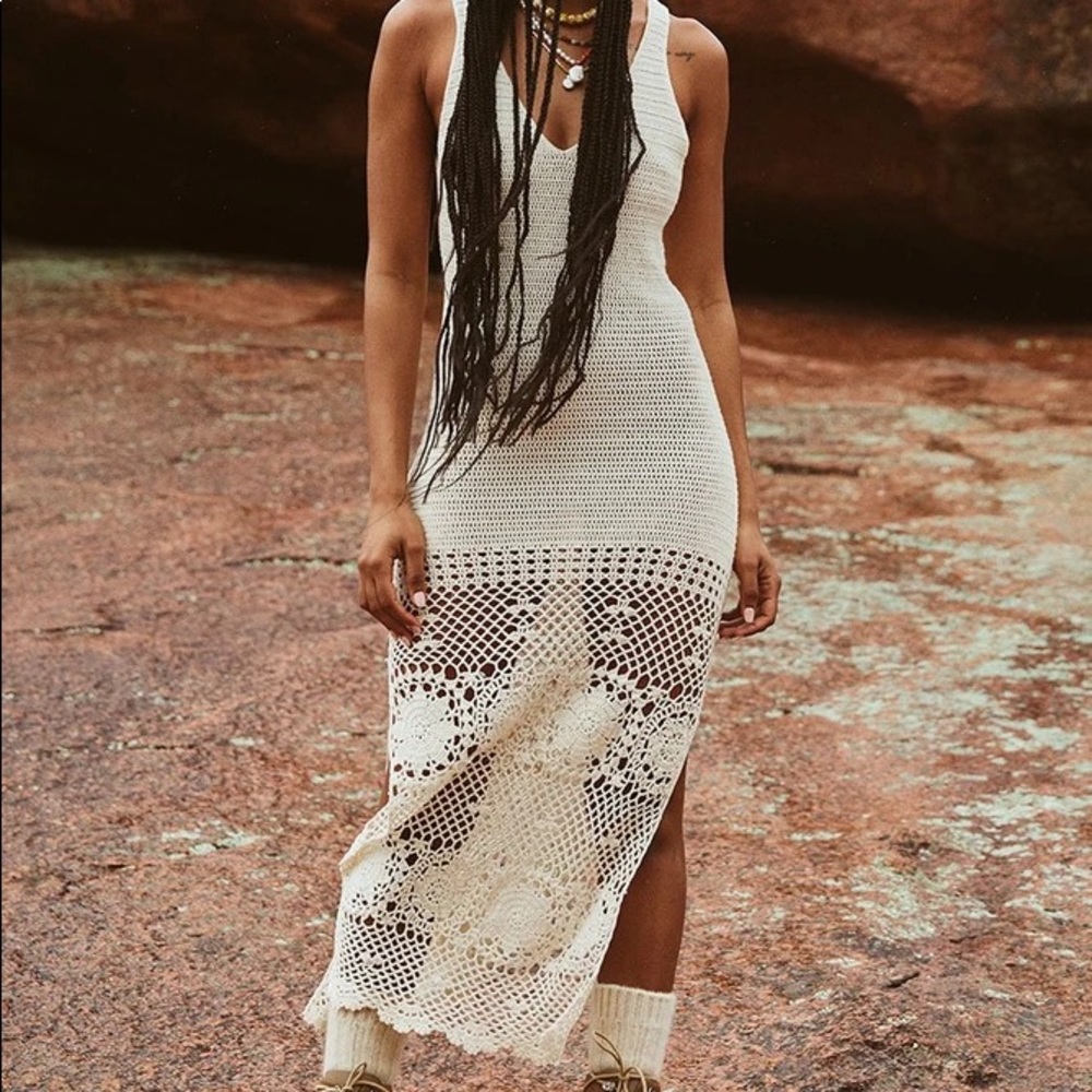 Spell Let The Sunshine In Crochet Dress